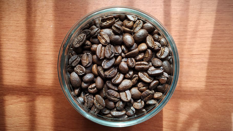 Granos de café arábica
